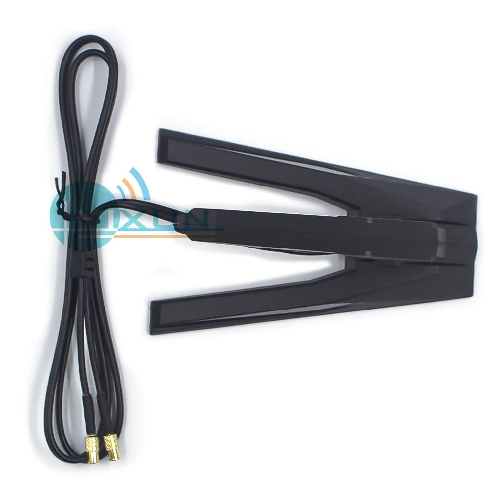 Antena Original MSI WIFI7 para MPG X870E, placa base WIFI de carbono, antena Q Bluetoot 2,4G 5G 6G, receptor de señal inalámbrico de tres bandas - imagen 5