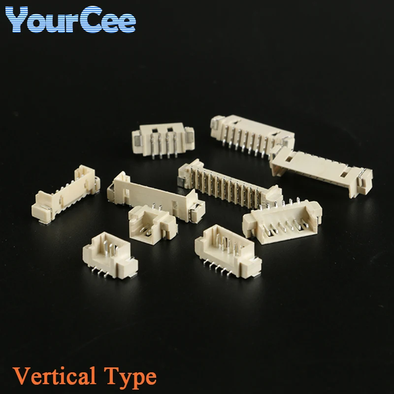 50 Uds JST 1,25 conector 1,25mm paso SMD Horizontal Vertical conector recto Pin caja de plástico 2/3/4/5/6/7/8/9/10/11/12P - imagen 2