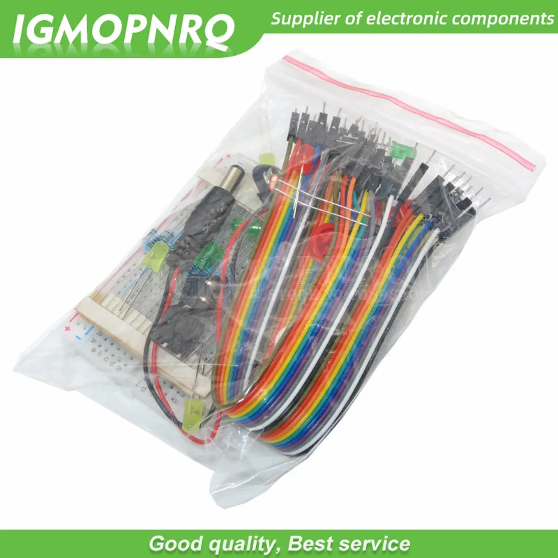 Kit de inicio para UNO R3, Mini placa de pruebas, botón de cable de puente LED para Kit Diy - imagen 2