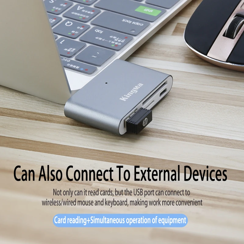 UTHAI-lector de tarjetas móviles BMU008 tipo c, periférico de conexión de tarjeta SD/TF de alta velocidad, multifunción, Android, Otg, USB 3,0, todo en uno - imagen 3