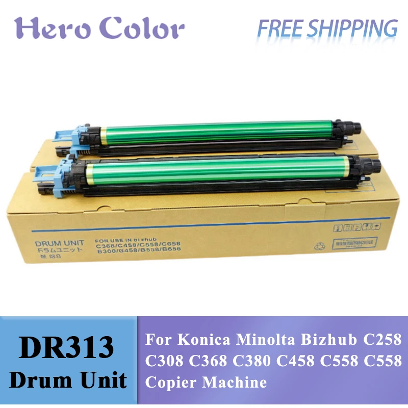 DR313 Konica Minolta Bizhub C258 C308 C368 C380 C458 C558 C558 copiadora unidad de tambor fotosensible conjunto de tambor