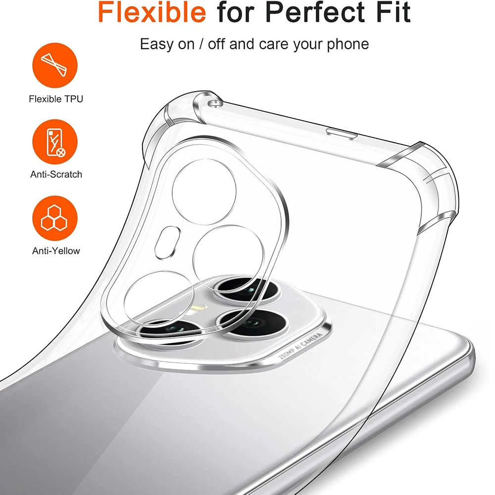 Funda ultrafina suave de silicona a prueba de golpes para Huawei Honor 400 200 90 70 50 Lite Pro 5g funda transparente de Tpu carcasa delgada transparente - imagen 5