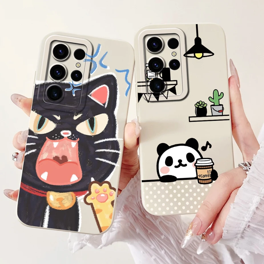 Funda de TPU suave para teléfono Samsung Galaxy S21 Ultra, cubierta pintada en caramelo de lujo, bolsas 5G, S21 FE S 21 Plus S21FE - imagen 5