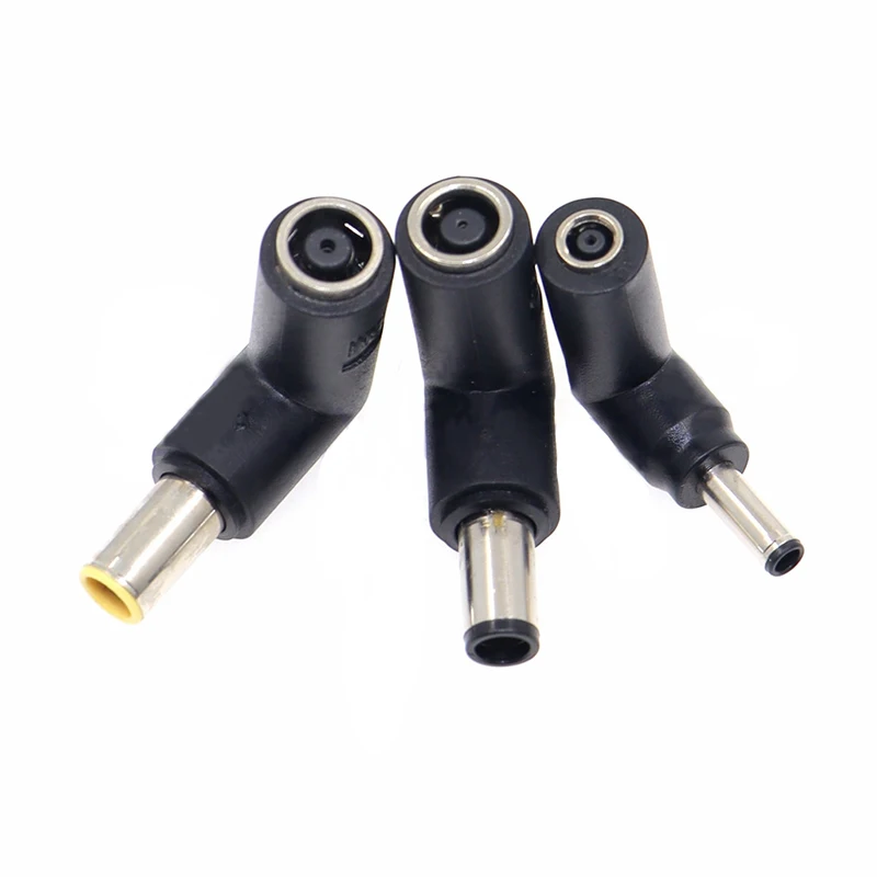 1 Uds. Adecuado para Lenovo/Dell/HP adaptador de corriente para ordenador portátil DC 7,4/7,9/4,5 MM conector de codo macho a hembra enchufe de receptáculo de cabeza angular - imagen 5
