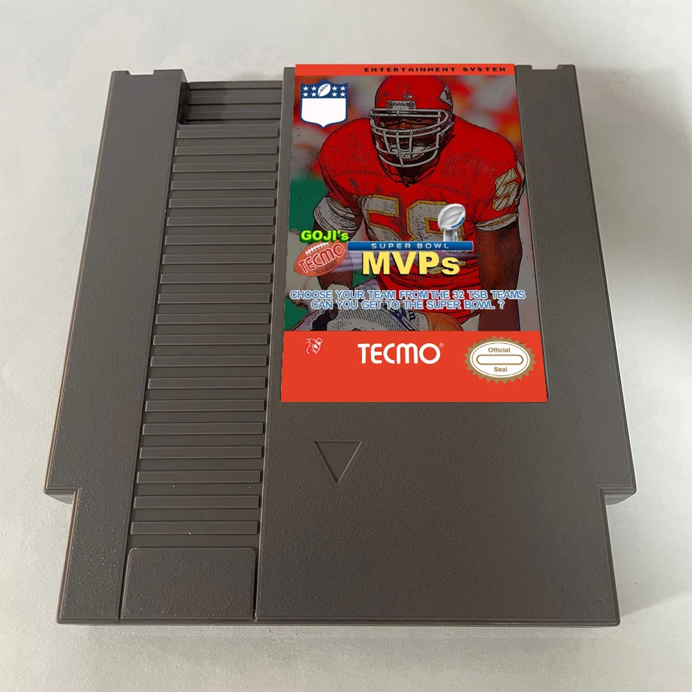 Goji's Tecmo Super Bowl MVPS - Cartucho de juego NES de 8 bits para juego NES Cosnole - imagen 3