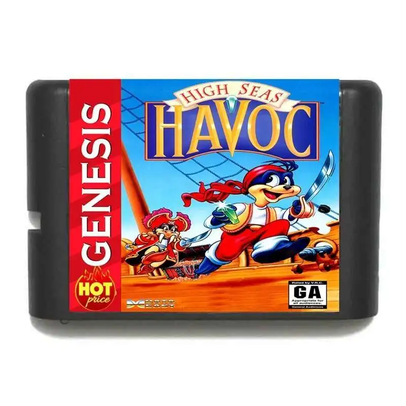 Tarjeta de juego Havoc de 16 bits MD para Sega Mega Drive, nueva llegada, Genesis
