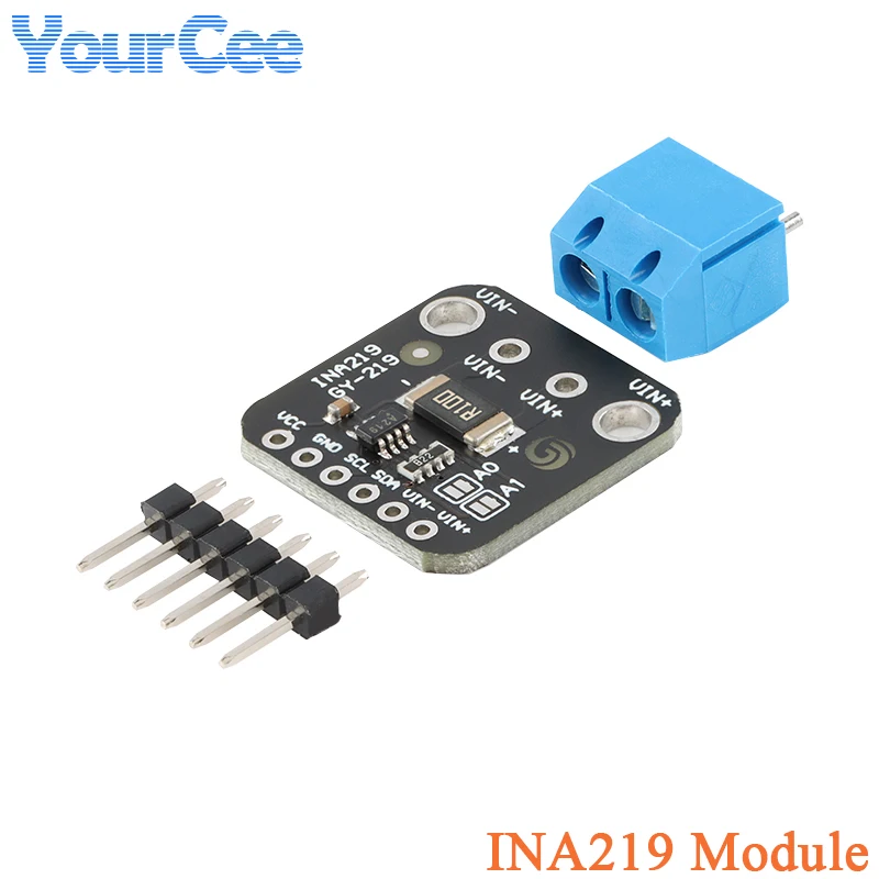 Módulo Sensor de corriente GY-219 INA219, placa de ruptura de energía GY219 I2C para Arduino INA169 MAX471 INA3221 INA226 ACS758LCB, 2 uds./1 ud. - imagen 2