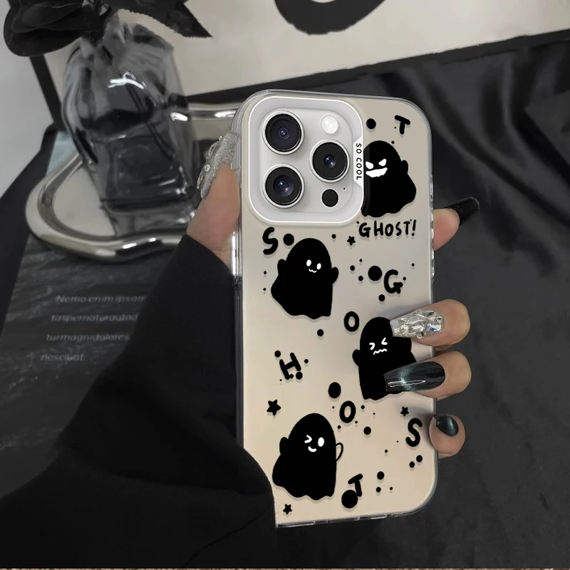 Funda esmerilada divertida y caprichosa de calabaza de Halloween para iPhone 17 Air 16 E 15 14 Plus 13 12 Mini 11 Pro Max, funda acrílica - imagen 2