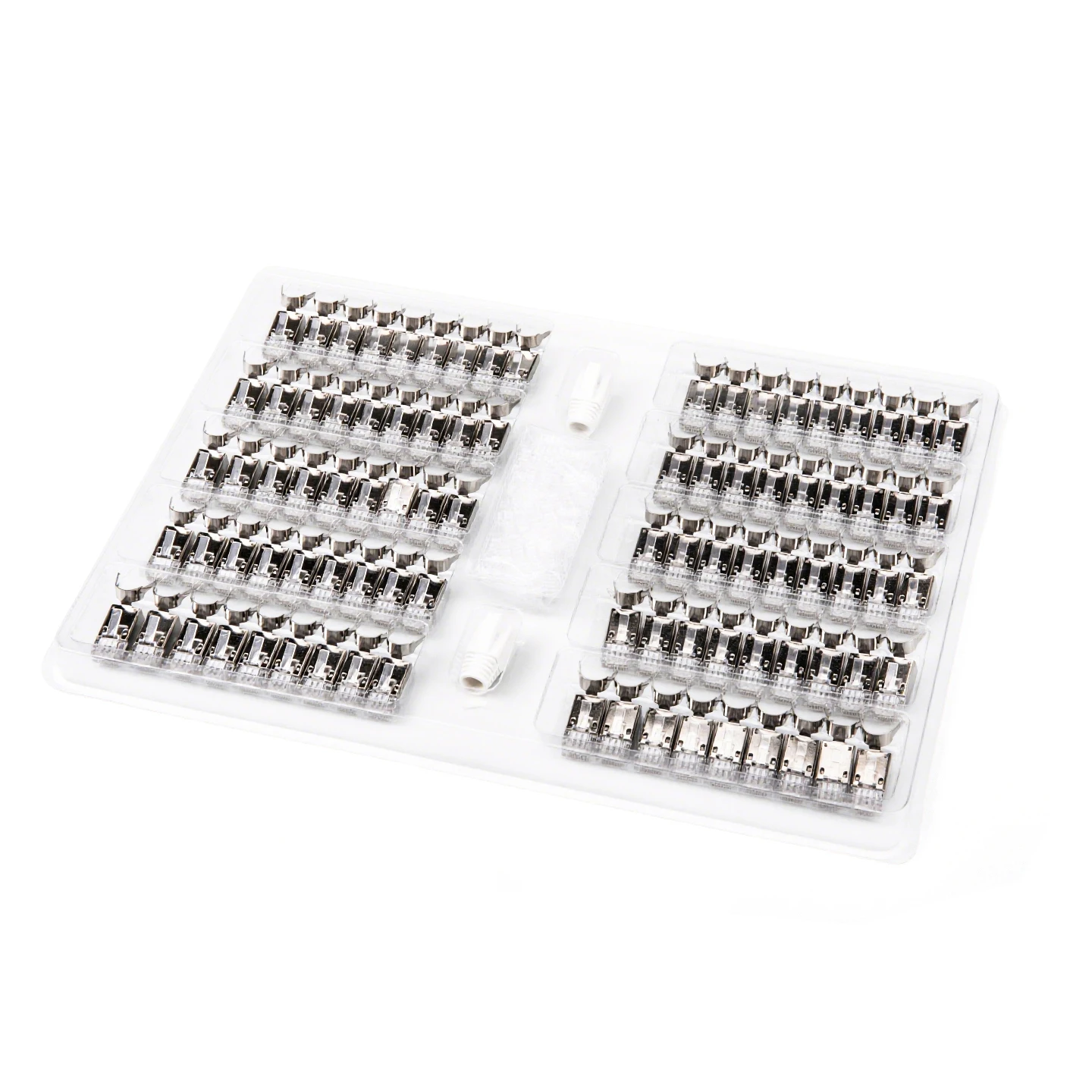 Enchufes de red Linkwylan Cat8 (enchufe RJ45 + barra de carga + arranque) Conector modular de paso STP orificios de 1,6 mm para cables trenzados sólidos - imagen 5