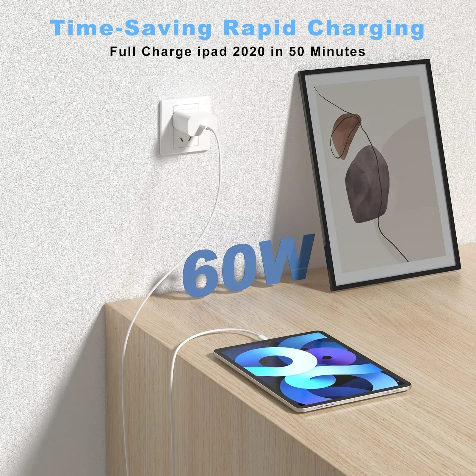 Cable de carga rápida tipo USB C a C 1M/3FT 2M/6FT y 3M/10FT para teléfono inteligente Android IPhone 15 16 y Tablet PC - imagen 5