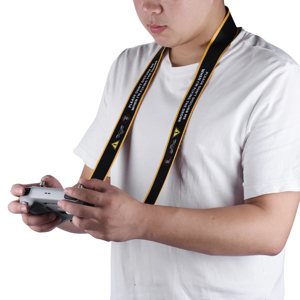 Cordón de eslinga, correa de Control remoto amplia con señal de advertencia, cordón de hombro para control remoto DJI RC PRO/RC/Mini 3 Pro - imagen 5