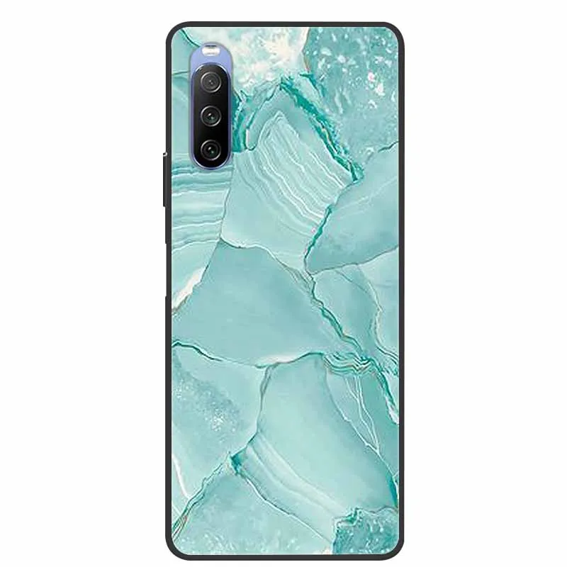 Para Sony Xperia 10 III funda de teléfono colorida Mica Art TPU funda trasera de silicona suave a la moda para Xperia10III carcasa de parachoques a prueba de caídas - imagen 4