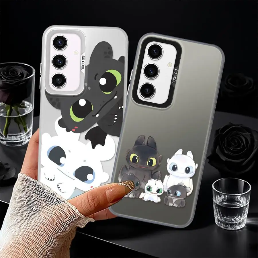 Funda trasera de teléfono para Xiaomi Poco X3 Pro F3 GT C50 C51 X5 X3 NFC F4 dibujos animados lindo dragón - imagen 4