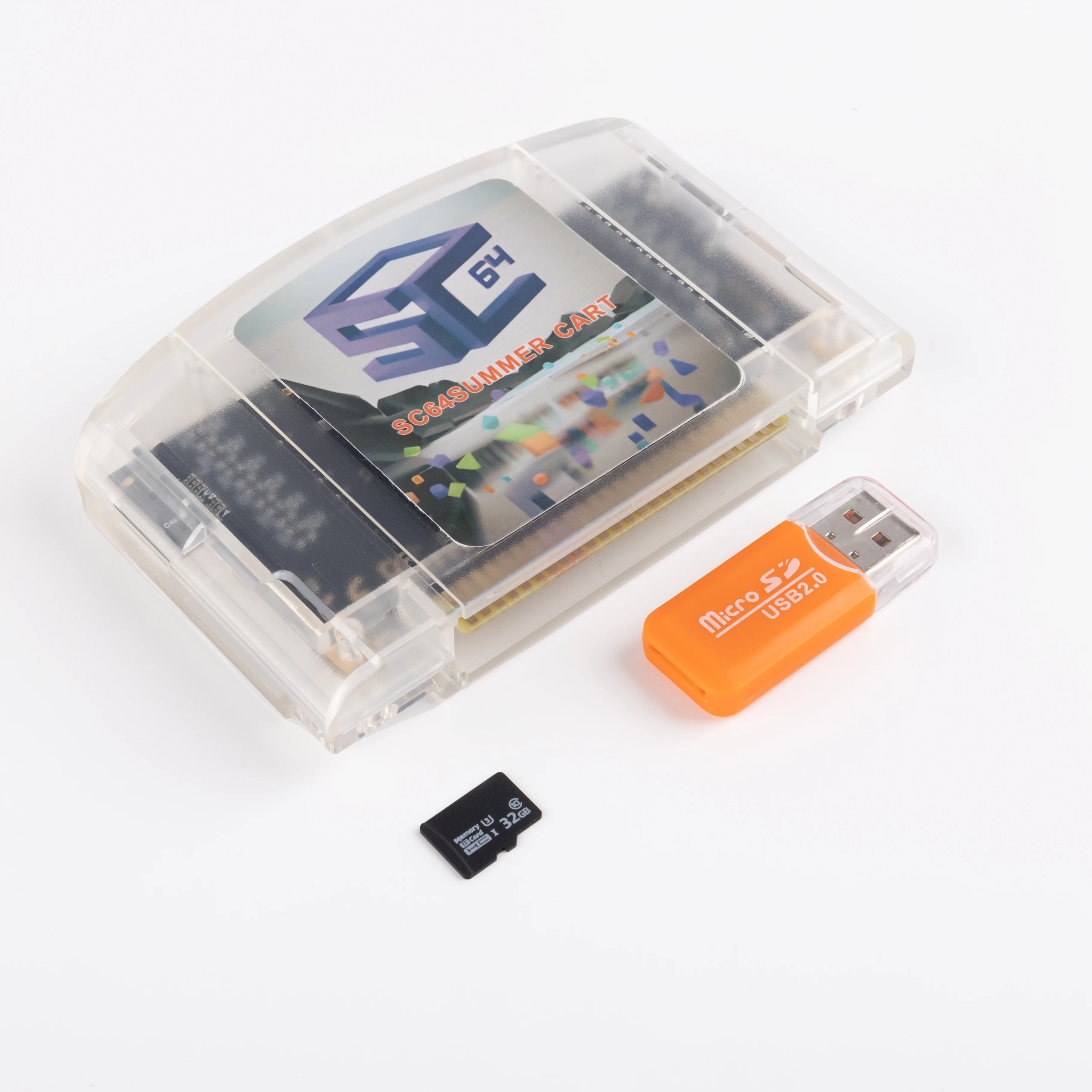 Summere Cart 64 5600 juegos en 1 Cartucho de código abierto SC64 Tarjeta TF de 32 GB incluida Juegos 64DD Compatible con juegos N64 para Nintendo 64 - imagen 3