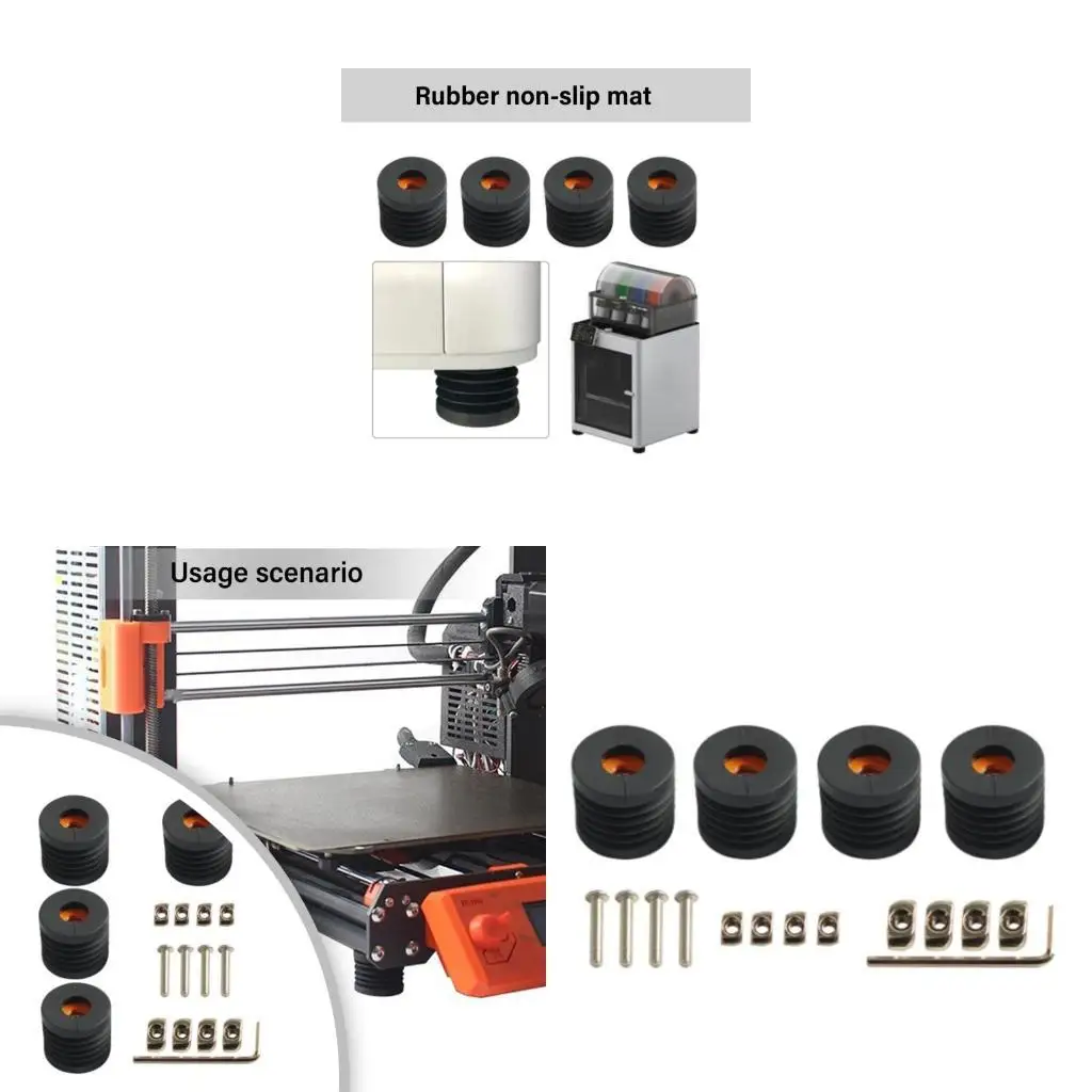 R53C 4 Uds cubierta pie almohadilla para impresora X1C pieza reparación estabilidad almohadilla