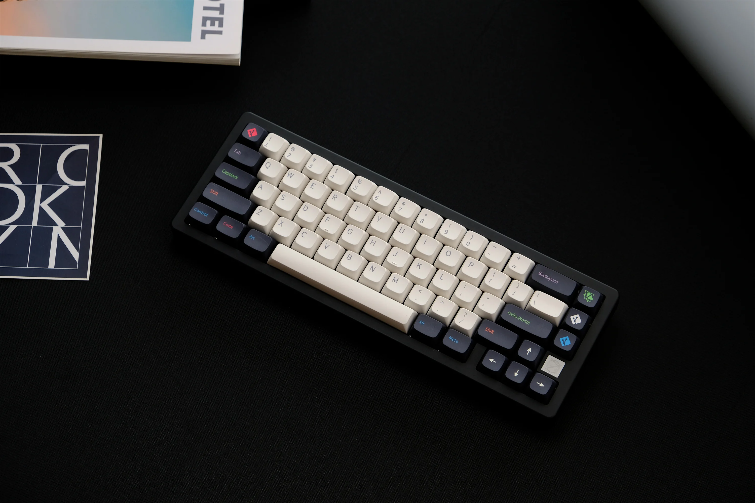 Keycap programador, teclas PBT, XDA, perfil DYE-SUB personalizado para teclado mecánico, 126 teclas - imagen 3