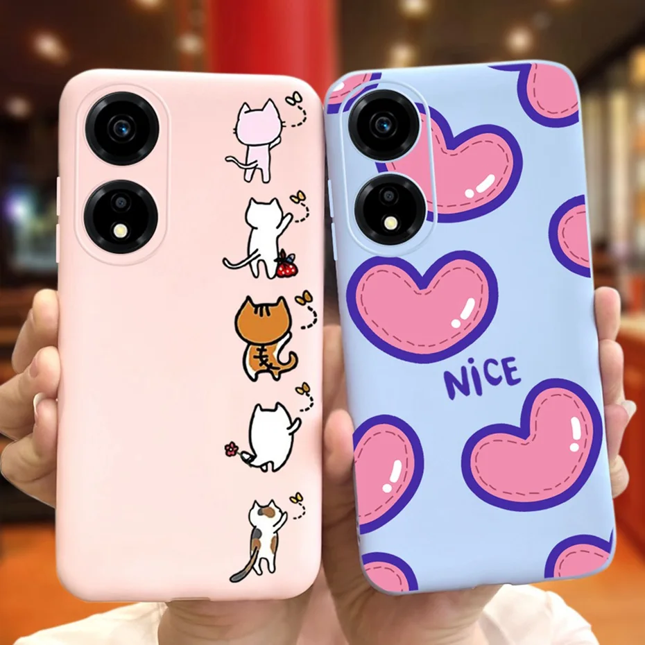 Funda de goma con estampado para Honor X5 Plus, carcasa de silicona suave TPU a la moda para Honor X5 Plus, WOD-LX1 WOD-LX2, 2023 - imagen 5