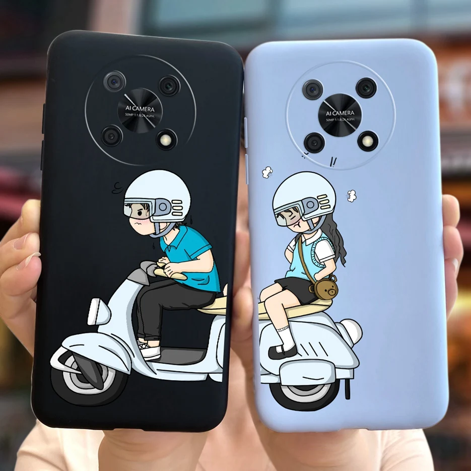 Funda de silicona blanda con dibujos animados para Huawei Nova Y90, carcasa trasera de CTR-LX2 para chicas bonitas, Y90 NovaY90 - imagen 3