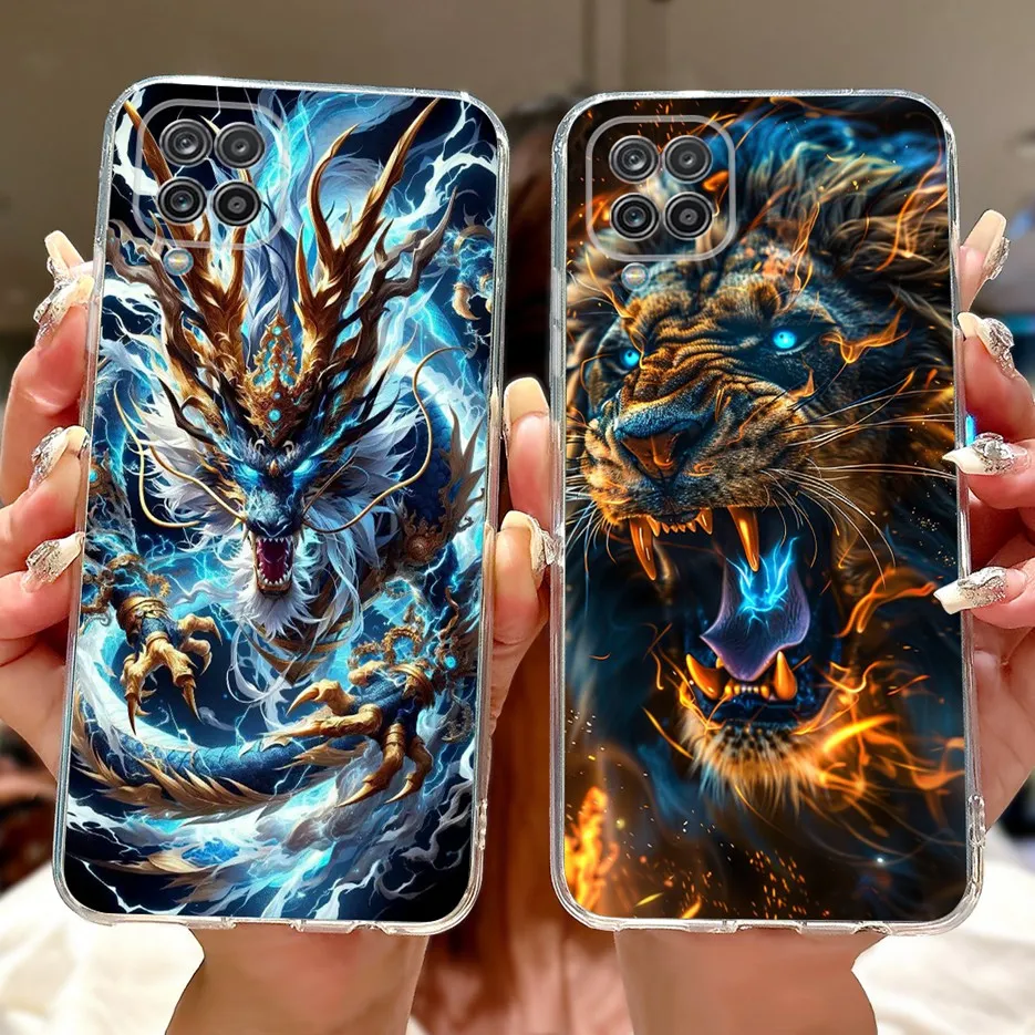 Para Samsung Galaxy A12 funda SM-A125F funda pintada de moda Popular funda de teléfono delgada suave para Samsung A12 F12 M 12 Galaxy M12 bolsas - imagen 5