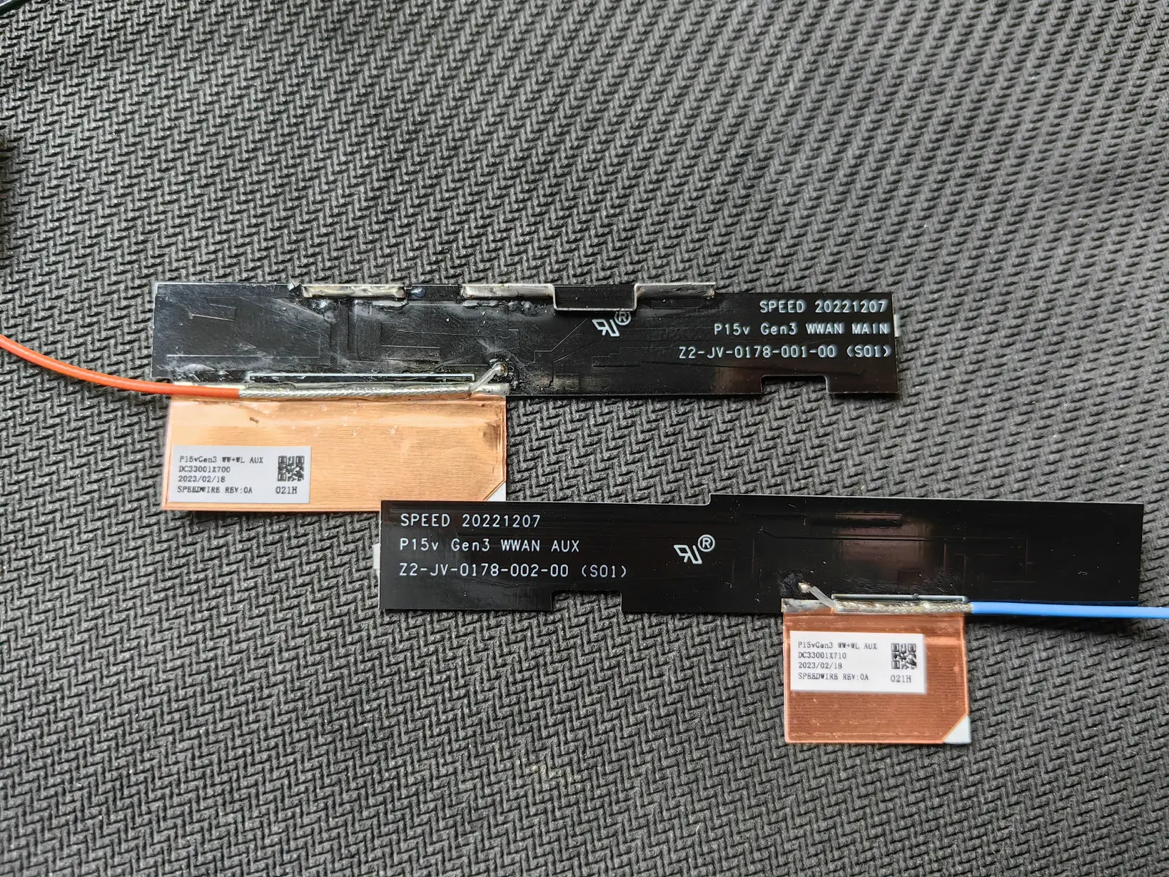 ThinkPad-antena wifi para ordenador portátil, dispositivo Original, P15v, T15p, Gen3, WWAN, 5A30Z88205 - imagen 2