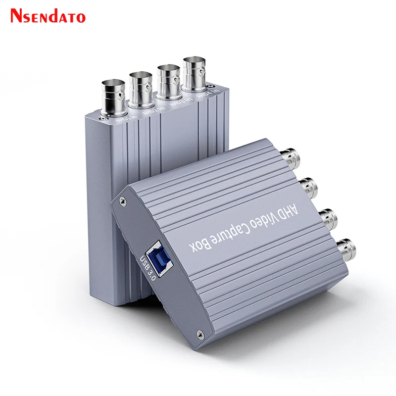 Dispositivo de captura de vídeo de 1/4 canales AHD a USB 3,0, 1080P, USB3.0, tarjeta de captura de vídeo AHD, grabación para OBS, Vmix, transmisión en vivo - imagen 2