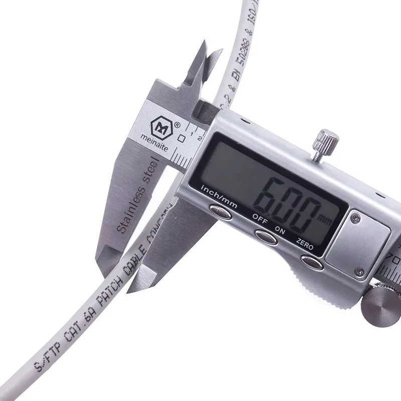 Cable de red Ethernet Cat6A S-FTP parche blindado Cable a granel crudo 26AWG cables de cobre trenzados multinúcleo LSOH/LSZH - imagen 3