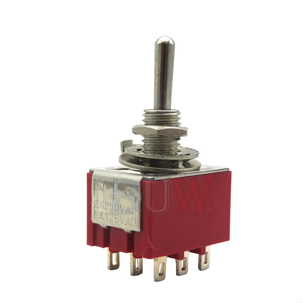 Interruptor de palanca en miniatura de 9/12 Pines, MTS-302/303/402/403, ON-OFF-ON, alta calidad - imagen 2