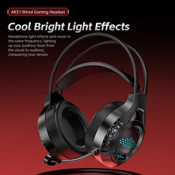 SMAIKLWOLF AK3 – Auriculares Gaming con RGB y Cable