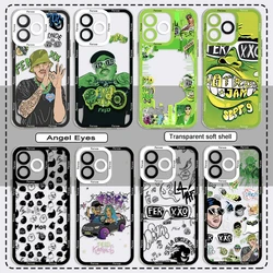 Feid Nitro Jam Ferxxo funda de teléfono para iPhone 16, 15, 14, 13, 12, 11, Mini Pro Max, X, XR, XSMax, 7, 8 Plus, SE20, transparente