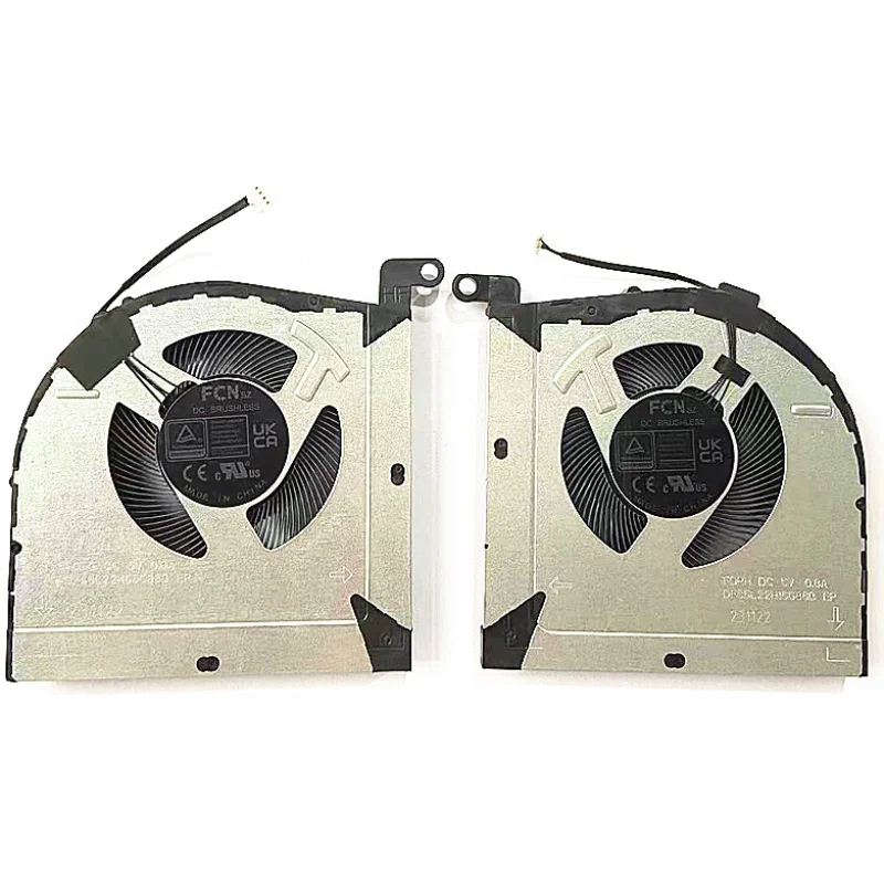Ventilador de refrigeración para CPU + GPU de ordenador portátil para Lenovo LOQ 16IRH8 82XW LOQ 15IRH8 82XV GeekPro G5000 IRH8 DC5V/DC12V 0.5A nuevo