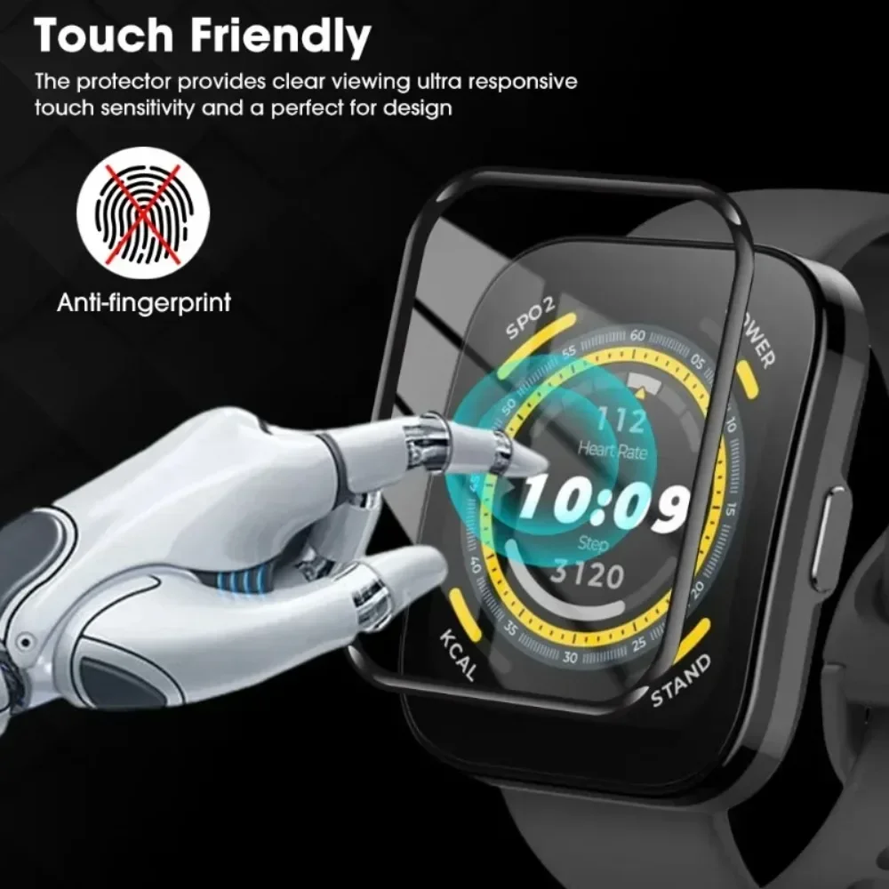 1/3/5/10 Uds película protectora para Amazfit Bip 6 HD Protector de pantalla curvado 3D para Huami Amazfit Bip6 Bip5 Bip3 3Pro Bip Watch Cove - imagen 4