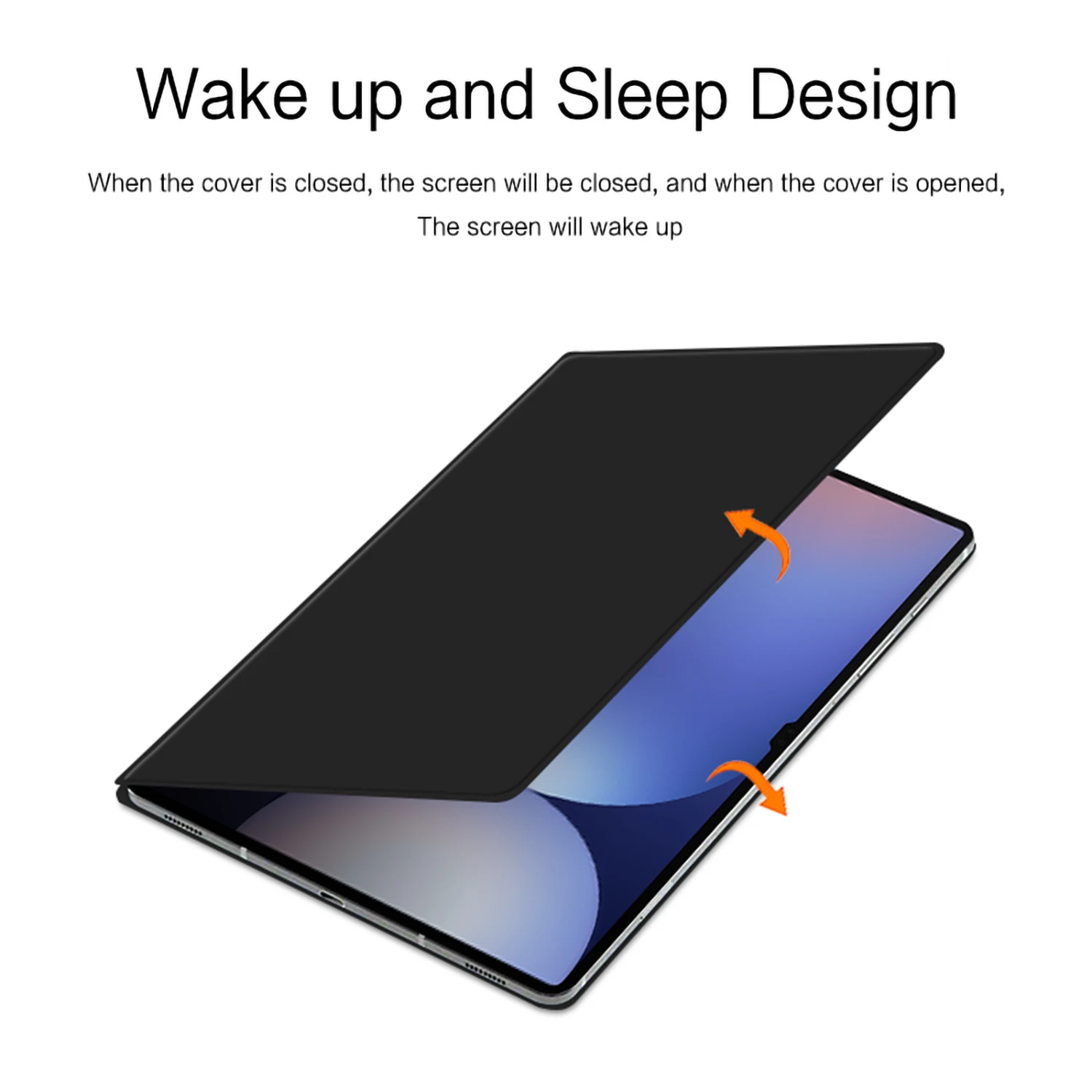 Funda magnética para Samsung Galaxy Tab S10 Ultra 2024 5G S9 ultra, funda de libro inteligente de 14,6 pulgadas con soporte para lápices integrado, encendido automático - imagen 4