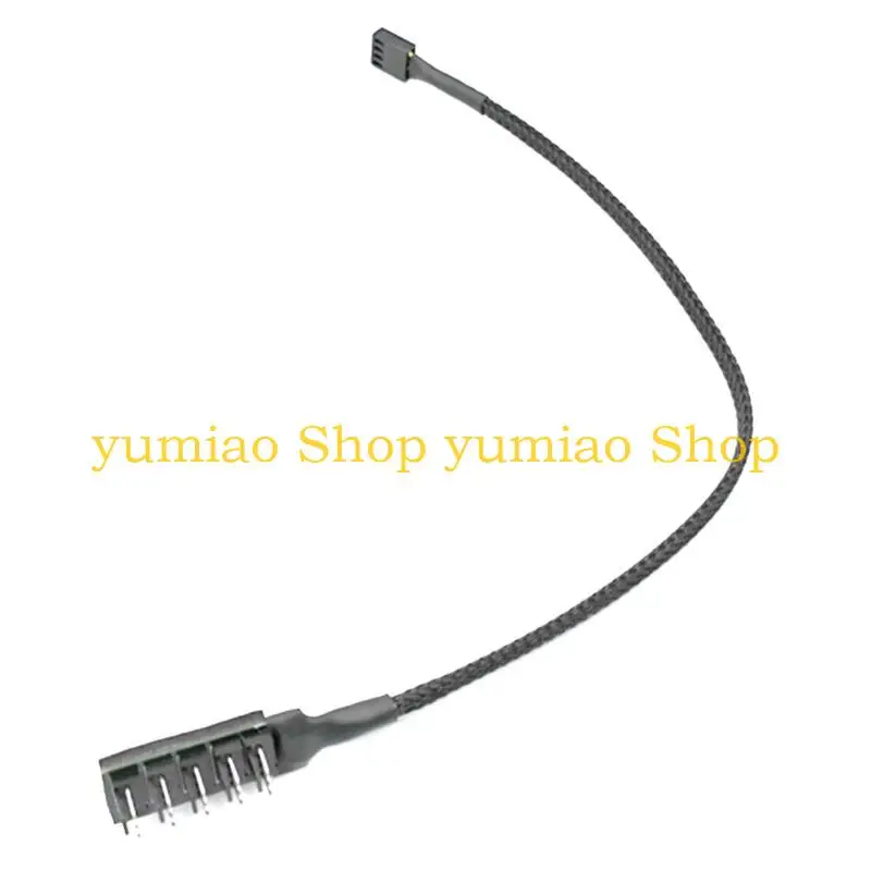587b 4pin/3pin PWM Ventilador ventilador Cable adaptador para PC escritorio enfriamiento interno - imagen 5