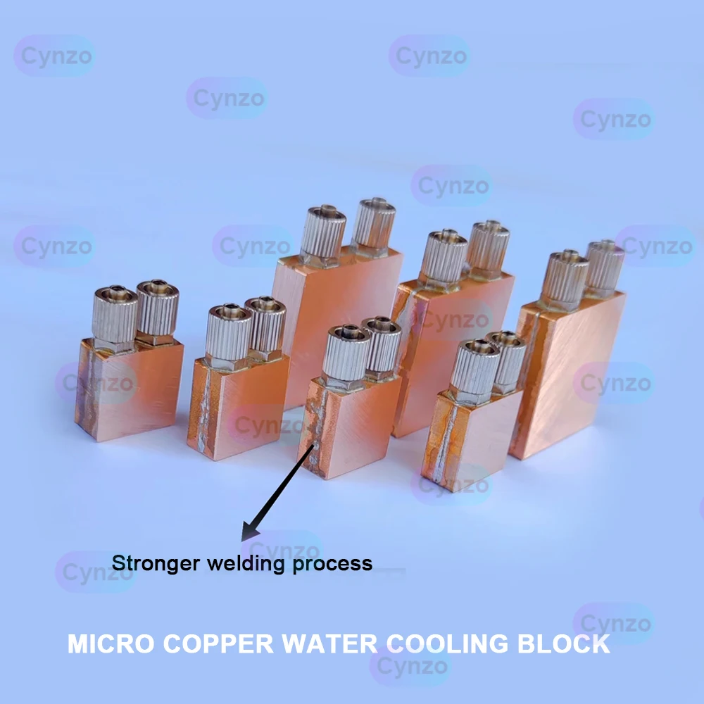 Microenfriador de agua de cobre para CPU, GPU, Semiconductor, refrigeración, disipador de calor para ordenador portátil, bloque de refrigeración para Notebook - imagen 5