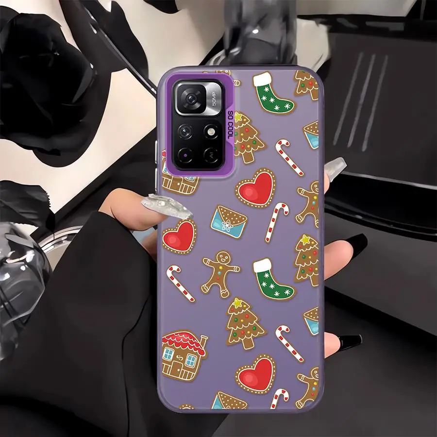 Funda Feliz Navidad para Xiaomi Mi 12T Pro 13T 11 Lite, funda trasera para teléfono - imagen 3
