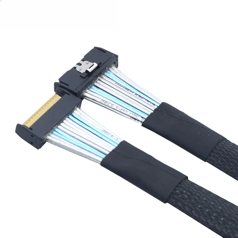 Slimline SAS 8654 8I (8X) 74P MCIO 5.0 Arnés de servidor anticorrosión todo incluido Longitud opcional 0,5 M 0,6 M 1 M - imagen 4