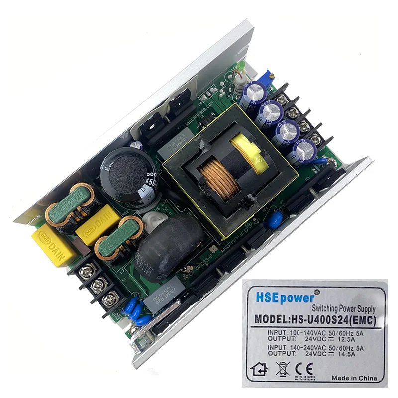 HS-U400S24(EMC) Fuente de alimentación de 24v para luz par con cabezal móvil LED