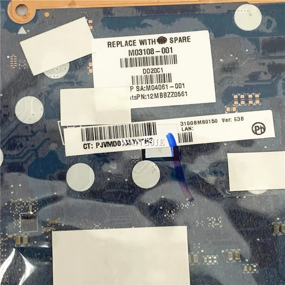 M00109-001 para la placa base del ordenador portátil HP ChromeBook 14A-NA DA00GBMB6E0 CPU: N4000 RAM: 4GB eMMC: 32G 100% en funcionamiento - imagen 3