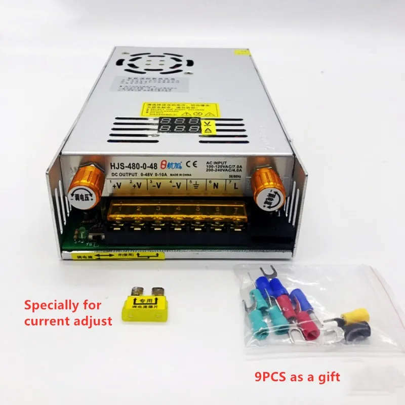 Transformadores de 480W CA 220V a CC 5V 12V 24V fuente de alimentación conmutada ajustable 36V 48V 60V 80V 120V 160V 220V con pantalla Digital - imagen 5