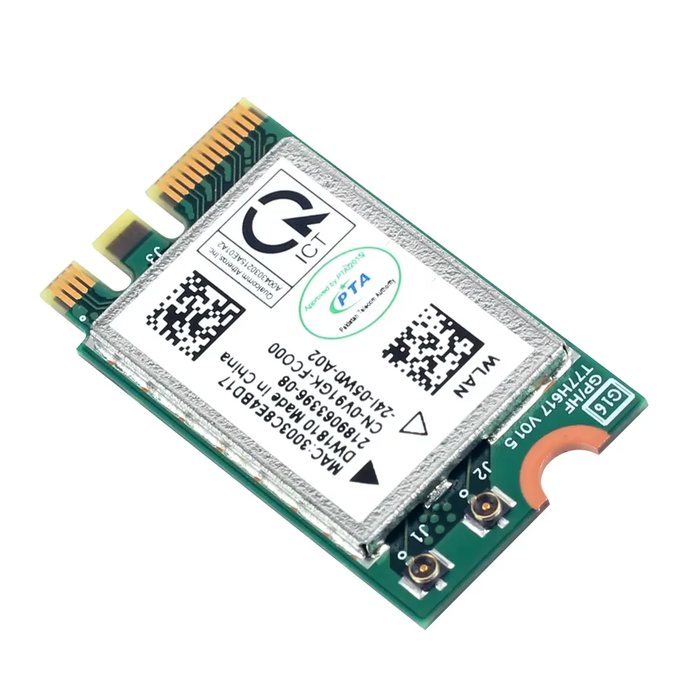 Tarjeta WiFi QCA9377 de doble banda, adaptador Bluetooth 4,1 de 433Mbps, adaptador de red NGFF 802.11AC QCNFA435 para Win7/8/10 para PC/portátil - imagen 3
