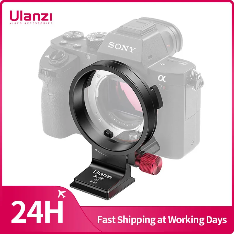 Ulanzi-Kit de placa de montaje Horizontal a Vertical, S-63, Arca, giratorio, para cámara DSLR Sony A7 III/A7R V/A7 IV/A7S III/A7R IV
