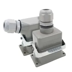 Conector Industrial Rectangular 6 Pines 16A Roscado