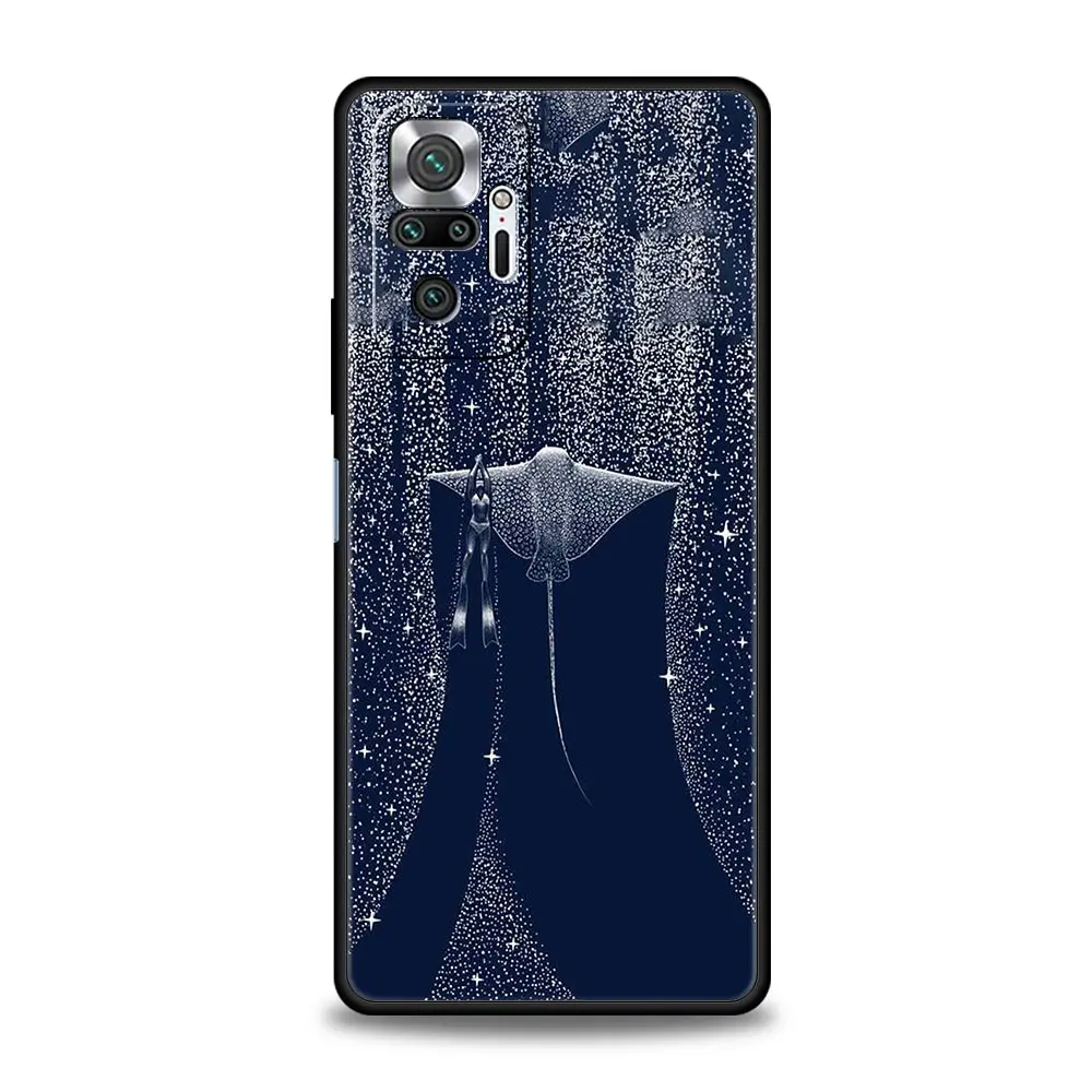 Funda de teléfono para Xiaomi Redmi Note 14 13 12 5G 11 10 Pro Plus 4G 9S 9 14C 13C 12C 10C 9C 9A funda suave de TPU ballena asesina Orca - imagen 2