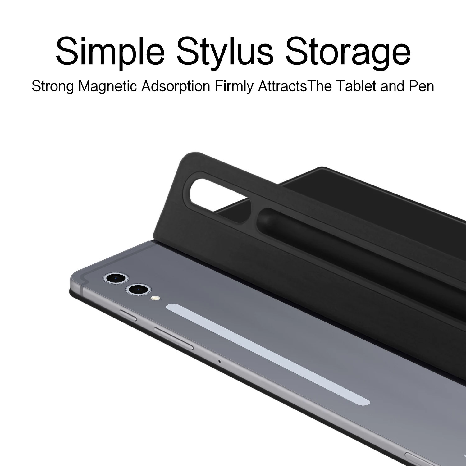 Funda magnética para Samsung Galaxy Tab S10 Ultra 2024 5G S9 ultra, funda de libro inteligente de 14,6 pulgadas con soporte para lápices integrado, encendido automático - imagen 5