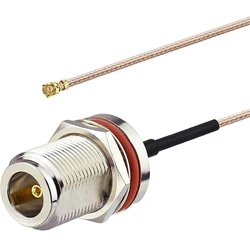 Cable Coaxial RG178 N Hembra a U.FL/MHF1 para Antena Wi‑Fi
