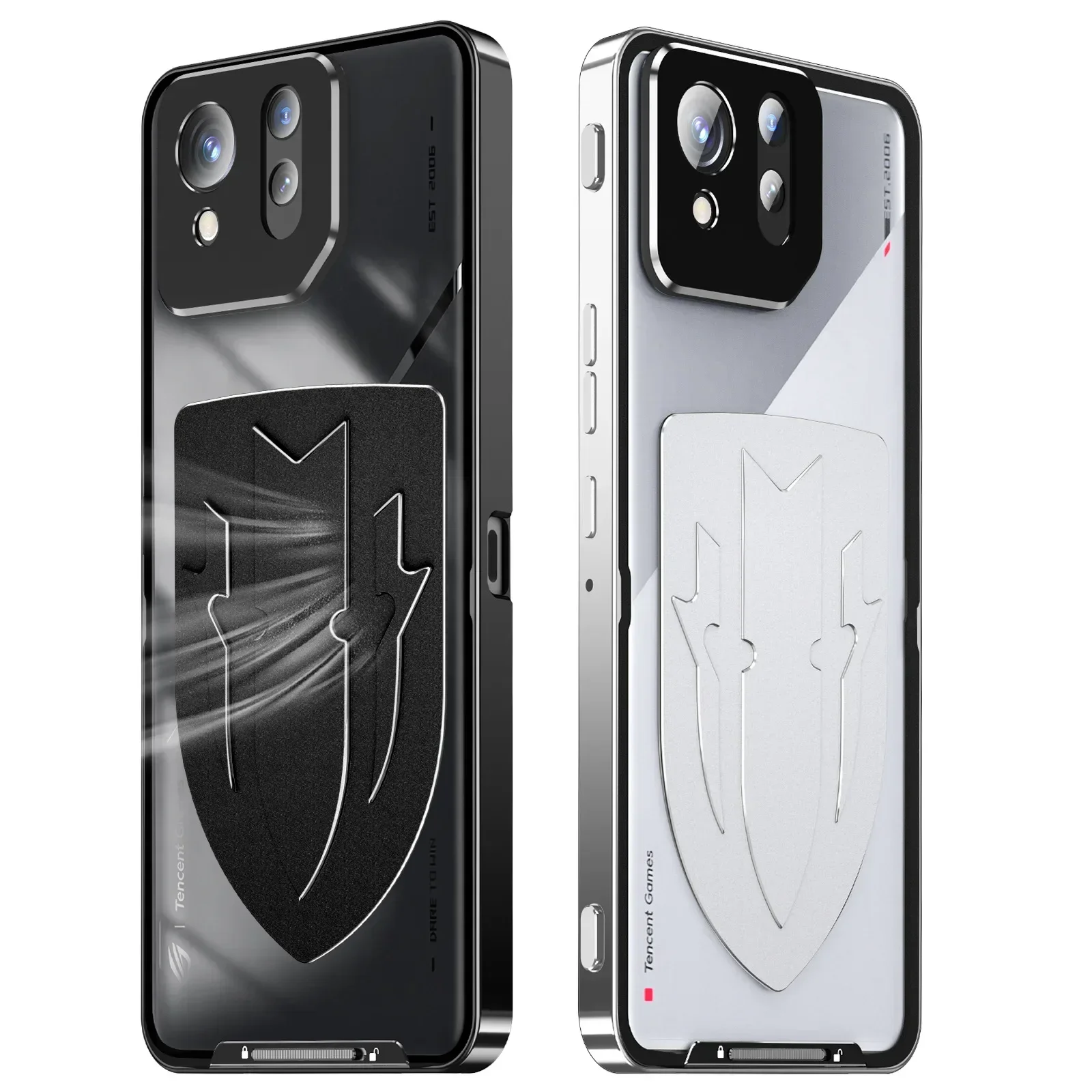 Funda de Metal de aluminio para Asus ROG Phone 9 8 Pro, marco de parachoques, Funda protectora delgada, Funda protectora de piel para teléfono ROG 8 Pro