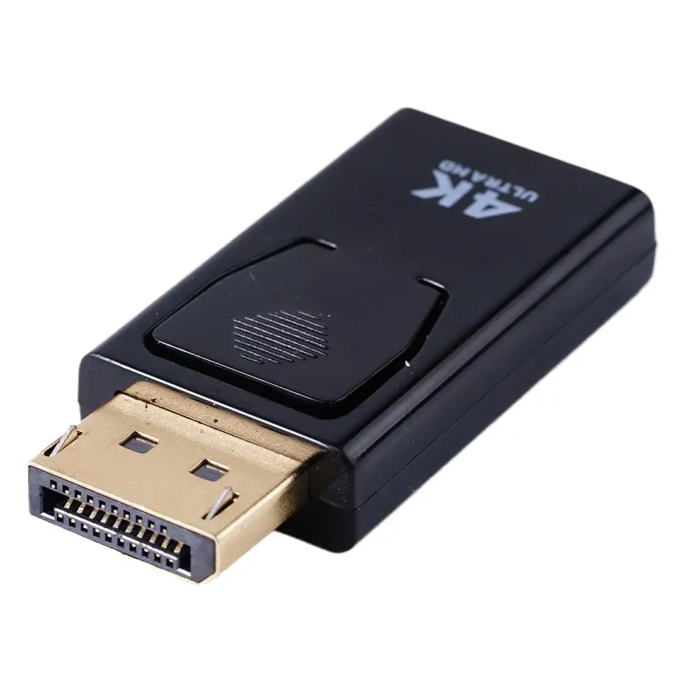 Adaptador de puerto de pantalla 4K a HDMI, Cable de TV DP macho a hembra, adaptable a vídeo 1080P para PC, TV, portátil - imagen 2