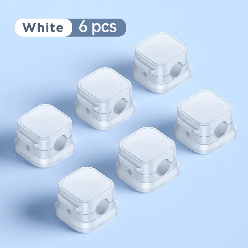 6PCS White