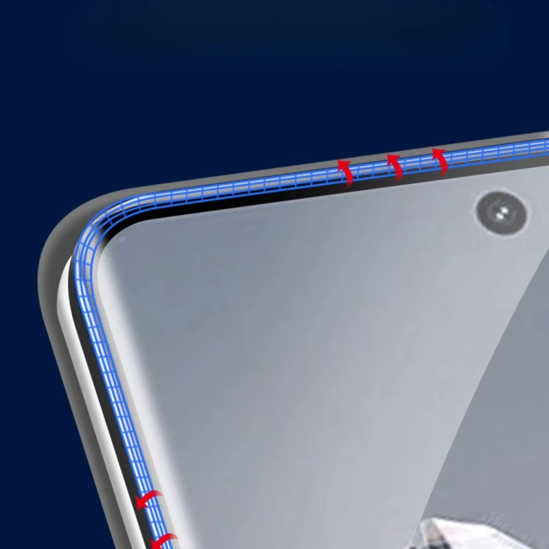 Cristal templado líquido UV 3D para OnePlus 12, Protector de pantalla curvo para One Plus 12 1 + 12, transparente, antiazul, mate, privacidad, vidrio UV - imagen 3