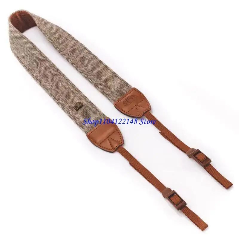 Correa cuello hombro universal P9FA para cámara DSLR reemplazo correa del cinturón suave - imagen 5